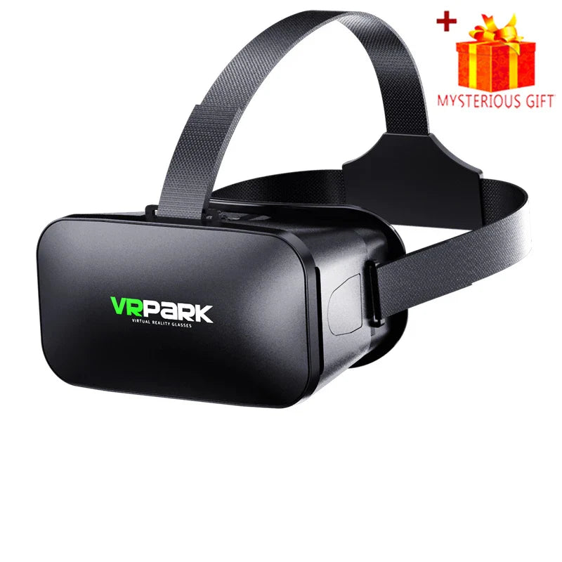 VR glasses 3D virtual reality headset helmet by Electronics Den, featuring adjustable straps and immersive display for gaming and entertainment.