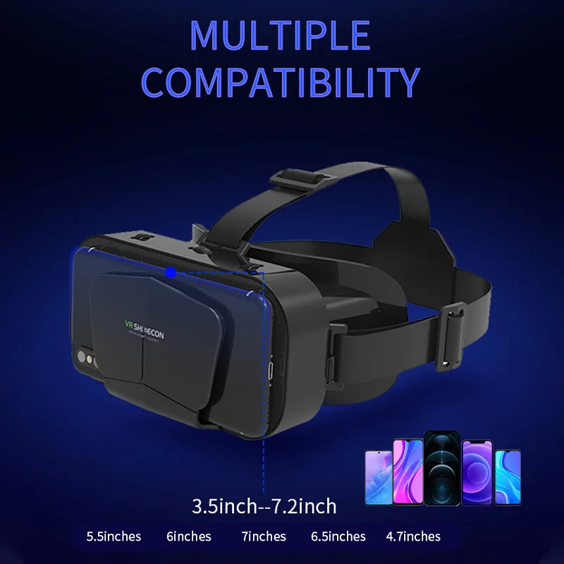3D VR glasses from Electronics Den with adjustable head straps and immersive virtual reality display.