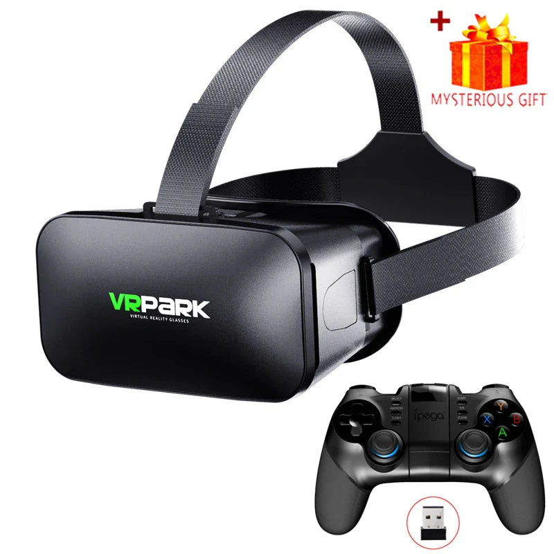 VR glasses 3D virtual reality headset helmet from Electronics Den with adjustable straps and immersive display for gaming and experiences