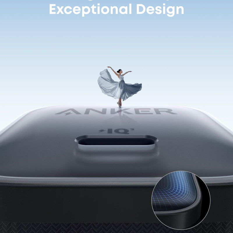 Anker Nano 45W charger with black USB-C to USB-C cable, compact power adapter for fast charging electronic devices.