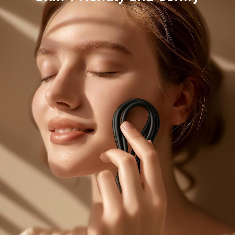 Anker 643 USB-C to USB-C charging cable, 6ft Flow silicone design in midnight black for fast device charging.