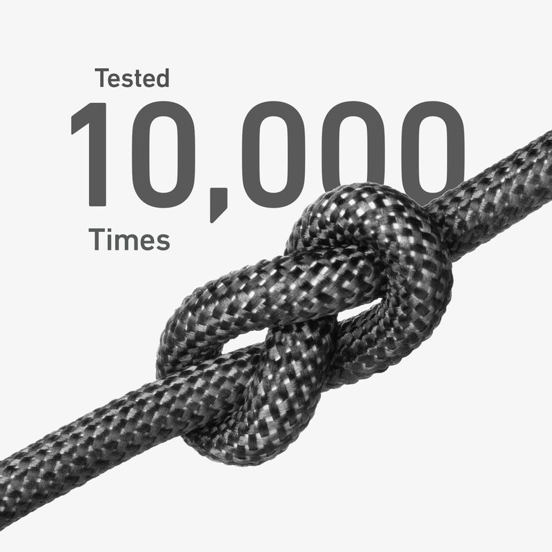 Anker 543 USB C to USB C charging cable, 10 ft, black, supports 240W power delivery for fast charging and data transfer.