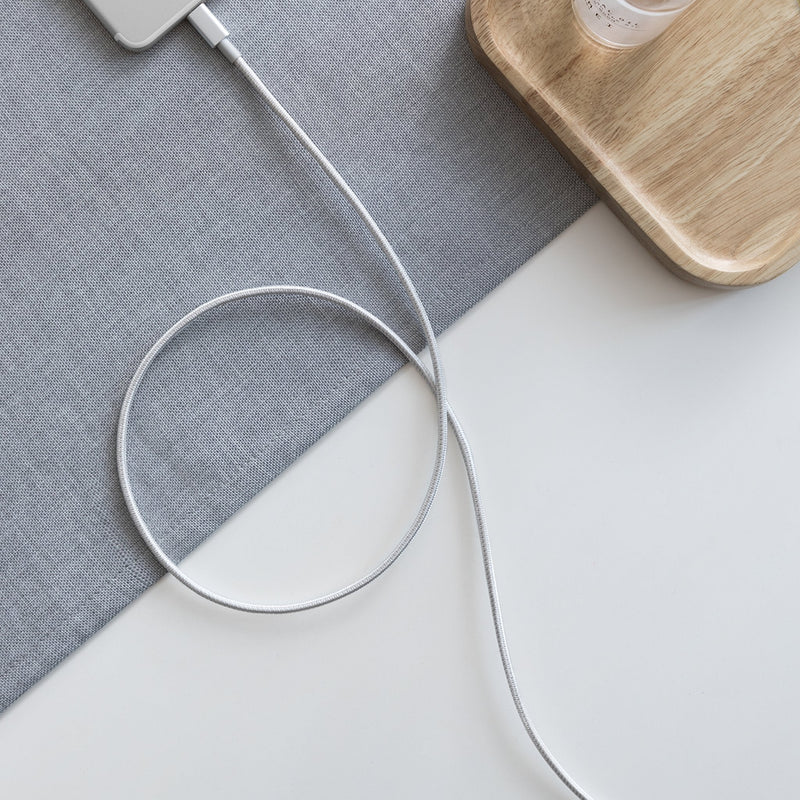 Anker 331 USB-C to Lightning charging cable in black, 1ft length, designed for fast charging Apple devices.