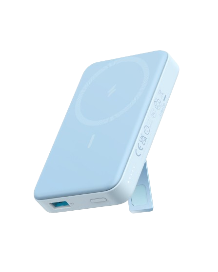Anker 633 Magnetic Battery in Interstellar Gray, portable charging device with magnetic attachment for smartphones.