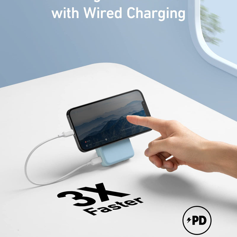 Anker 633 Magnetic Battery charging accessory in interstellar gray with magnetic connection and compact design.