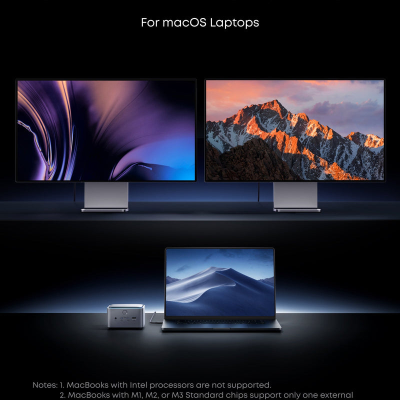 Anker Prime TB5 docking station with multiple ports, supporting 8K display and Thunderbolt 5 connectivity for high-speed data transfer.