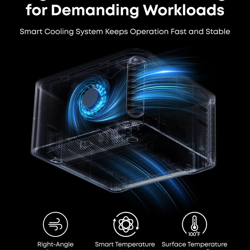 Anker Prime TB5 Docking Station with 14-in-1 ports, supporting 8K resolution and Thunderbolt 5 connectivity for versatile device connections.