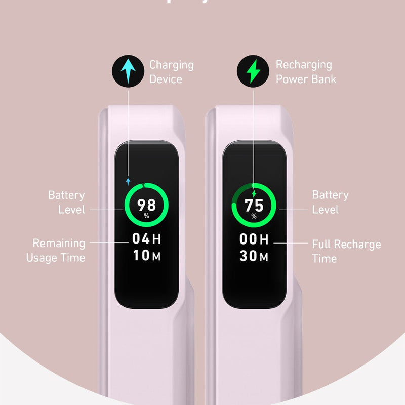 White Anker MagGo Power Bank 10K with MagSafe-compatible design and compact form factor for portable device charging.