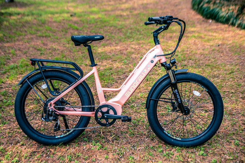 EUNORAU E-BIKE US META24 1.0 electric bicycle with sleek frame and battery pack, showcased in a bike image.