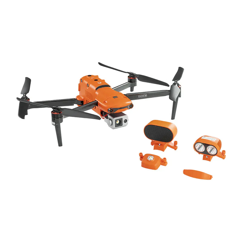 Autel EVO II Dual 640T Enterprise drone by DroneFly with camera and accessories, showcased against a neutral background.