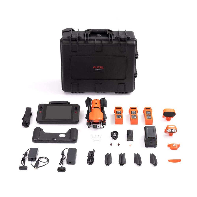 Autel EVO II Dual 640T Enterprise drone by DroneFly with camera and accessories, showcasing its professional aerial imaging capabilities.