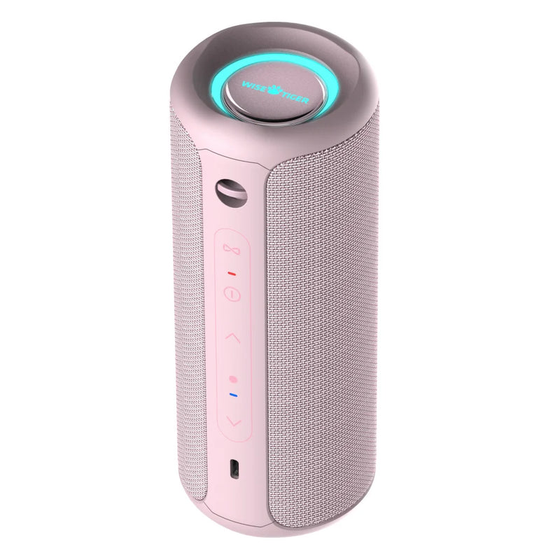 Blue P3 Portable Bluetooth Speaker by Electronics Den, compact design with control buttons and speaker grille visible.