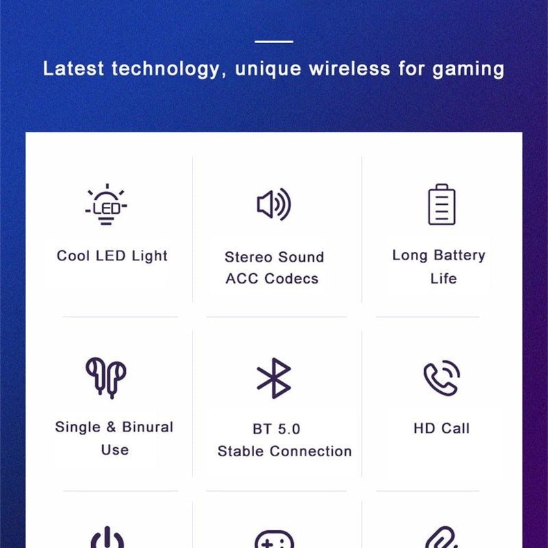 Stevvex Bluetooth gaming earbuds with mic, low latency, touch control, noise reduction, stereo sound, and wireless design.