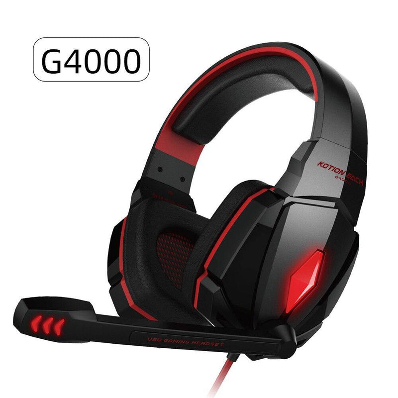 Stevvex ST10S4229HLI modern luxury gaming headset with over-ear design, wired stereo headphones, microphone, and deep bass for PC gaming