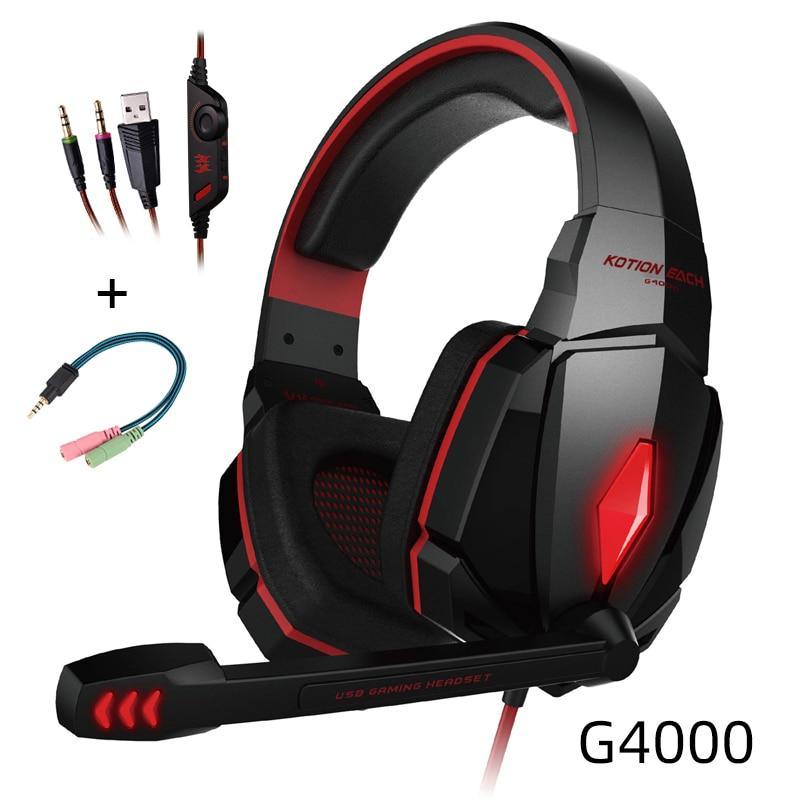 Stevvex Modern Luxury Gaming Headset with over-ear design, wired connection, microphone, deep bass stereo sound for PC and gaming.