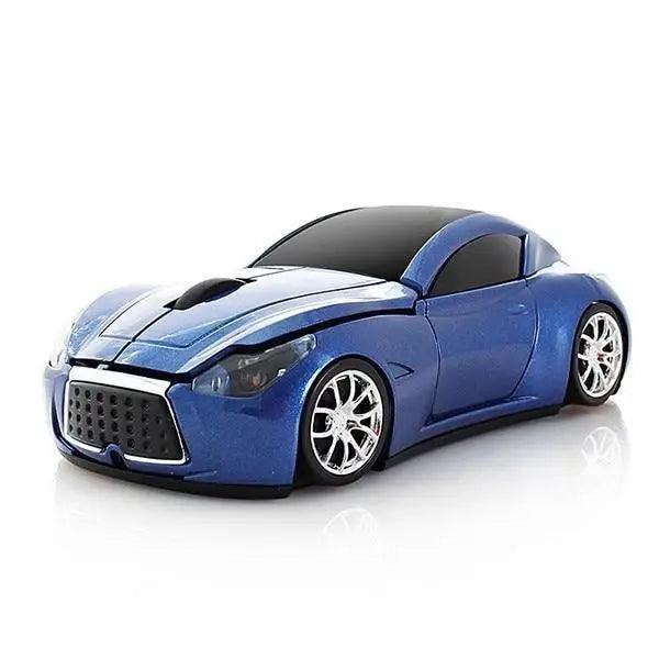 Stevvex Sport Car Shape Wireless Mouse with 2.4G, 1600 DPI optical sensor, modern design for computer and gaming use